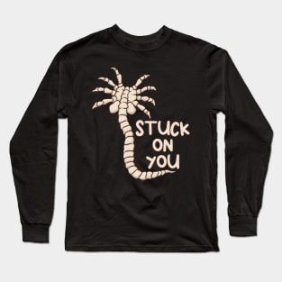 Alien Facehugger (Stuck On You) Long Sleeve T-Shirt